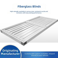 Volet de ventilation en fibre de verre FRP, persienne extérieure anti-UV pour projets municipaux, jardins et installations publiques