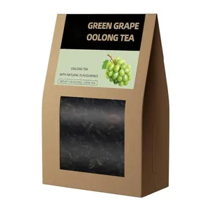 Té de hierbas de té oolong de uva verde orgánico de etiqueta privada para un té de ayuda para dormir calmante y relajante