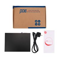 Switch POE de 100 Mbps y 80 W, 8+2+1 Puertos SFP de Enlace Ascendente de 2 Gigabit, 8 Puertos POE de 100 Mbps, IEEE802.3af/at, Apilable, Compatible con VLAN, 1.2G