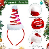 Nouveauté Décorations de Noël Fournitures Fête de Noël Nouveautés Bandeau de Noël Nouveauté Accessoire de tête drôle