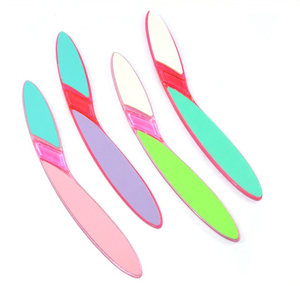 Forme ronde écologique en douceur 4 étapes <span class=keywords><strong>manucure</strong></span> Nail Art beauté vernis tampons bloc - Product Image 6