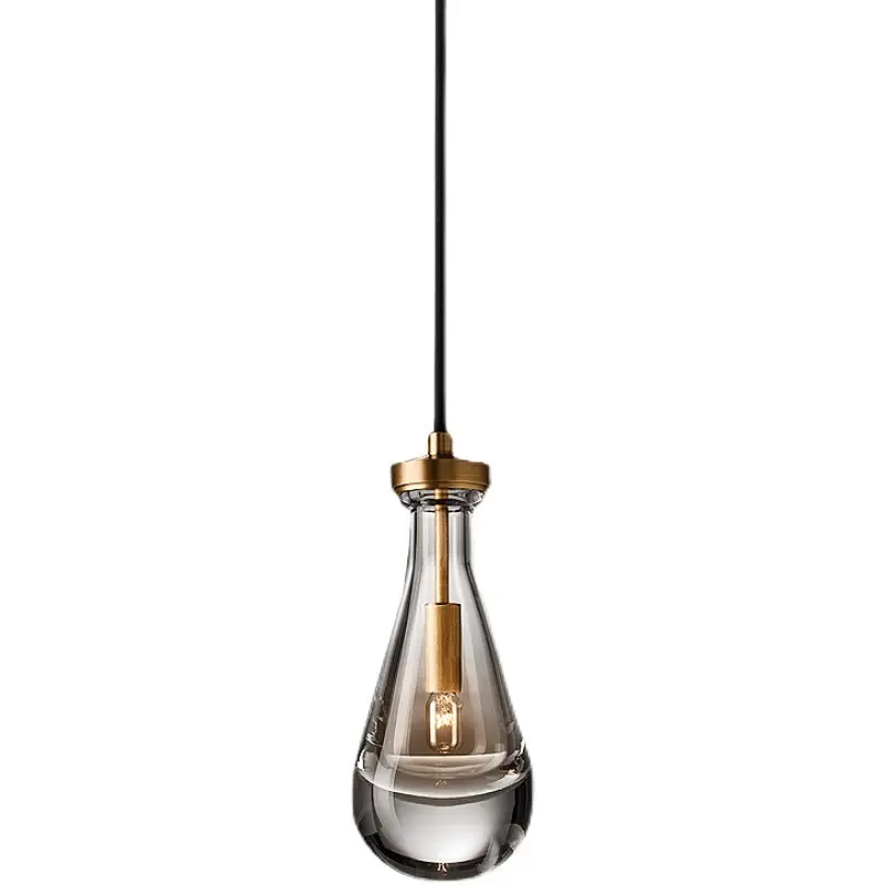 Creative personality water drop pendant luxury crystal chandelier lighting new design bird nest chandelier
