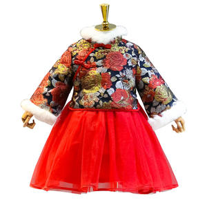 ชุดเดรสเด็กผู้หญิงสไตล์เกาหลีแบบยาว ผ้าขนสัตว์สำหรับฤดูหนาว รุ่นพรีเมียมใหม่ จากซัพพลายเออร์จีน - Product Image 1