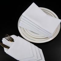 Serviettes en polyester, sets de table et lingettes buccales disponibles pour la vente en gros transfrontalière, personnalisables et brodables