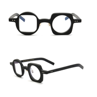 Monture de lunettes PES7 tendance en acétate irrégulier pour femme, monture optique écaille de tortue, lunettes transparentes, lunettes de vue personnalisées pour myopie