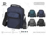 Borsa da uomo con cerniera a quattro strati in nylon minimalista per uso quotidiano - Product Image 1
