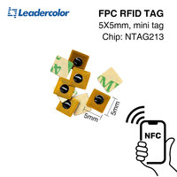 Étiquette RFID miniature sur mesure 13,56 MHz, résistance aux hautes températures, étiquette HF RFID FPC pour la gestion des actifs