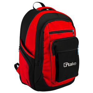 Ttake Heavy Duty Backpack <b>Tool</b> <b>Bag</b> Red Black Large Capacity - Product Image 2