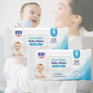 80 lingettes pour bébé sans alcool, lingettes écologiques pour bébé, lingettes pour les dents de bébé, parfumées - Product Image 2