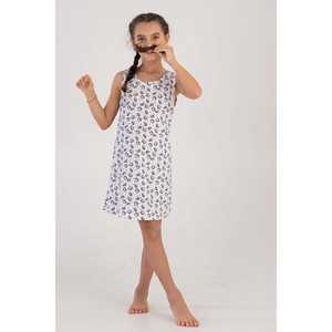 Vestido Largo hasta la Rodilla para Niñas, Estilo Dulce, de Algodón, con Tirantes Gruesos y Estampado de Flores con Volantes, para Otoño, Tallas 3-4/9-10 - Product Image 5