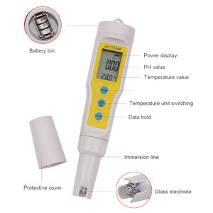 Kỹ thuật số LCD tự động điều chỉnh <span class=keywords><strong>pH</strong></span> mét cho Aquarium an toàn nước hồ bơi rượu vang nước tiểu Tester Analyzer <span class=keywords><strong>PH</strong></span>-3 - Product Image 2