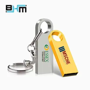 Logotipo personalizado Metal Mini Flash Memory Stick 1GB 4GB 16G 64GB 128GB Usb 2,0 3,0 Mini Usb Flash Drive