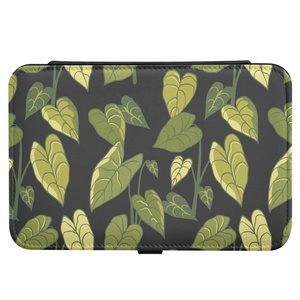 Portable Kalo Custom Design Small Hawaiian PU Leather Jewelry Box Zipper Closure Travel Storage Organizer for Lady's Jewelry - Product Image 2