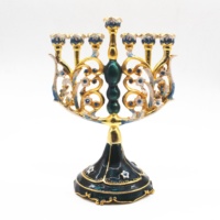 Décoration religieuse Hanouka, Ménorah, décorations pour la maison, Israël, judaïsme, rétro, 9 branches