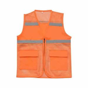 Gilet de sécurité réfléchissant imperméable de classe 2 ANSI à haute visibilité avec logo personnalisé pour les travaux de construction - Product Image 2