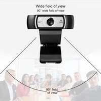 Cámara Web para Conferencias C930C Full HD 1080p con Gran Angular de 78°, USB 2.0, Seguimiento Automático por IA, Micrófono y Altavoz, Venta al Por Mayor