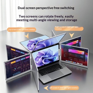 Monitores Portátiles Aigos de 14 Pulgadas con Triple Pantalla Tipo-C, Cable Único para Extender el Monitor, Diseño para Trading y Oficina, Venta al Por Mayor - Product Image 4