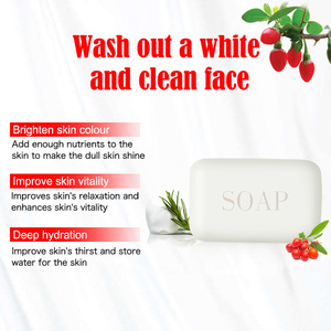 Sapone Naturale al Latte e Erbe del Produttore Gouqi, Saponetta Solida Arricchita per Schiarire e Pulire la Pelle degli Adulti, Cura della Pelle - Product Image 5