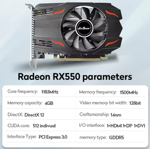Goed Verkopende Rx550 4Gb Gddr5 <span class=keywords><strong>Ddr2</strong></span> 470 Rx 5700 Xt 8Gb Grafische Kaart - Product Image 2