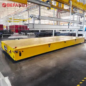 Китайская электрическая тяжелая платформа 12 тонн грузовая тележка