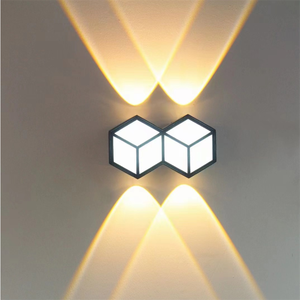 Stylish Hexagonal Wall <strong>Light</strong> <strong>Fixture</strong> Providing Directional Illumination for Various Spaces 3W 6W 9W 12W - Product Image 4