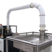 Machine automatique à grande vitesse pour la fabrication de gobelets en papier, machine complète pour gobelets en carton, machine à gobelets en papier jetables pour café