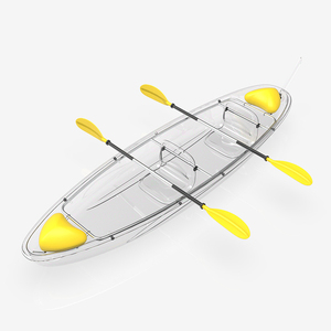 Plaques en polycarbonate transparent pour canoë-kayak - 6 mm, bateau transparent pour observation sous-marine, options une ou deux places - Product Image 6