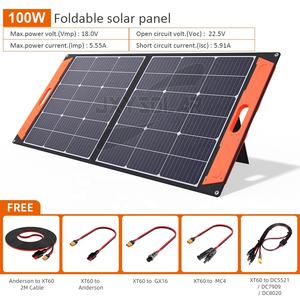 Panneaux solaires pliables adaptatifs à la nature de <span class=keywords><strong>100</strong></span> <span class=keywords><strong>watts</strong></span> et 18 volts <span class=keywords><strong>pour</strong></span> les retraites en forêt, <span class=keywords><strong>panneau</strong></span> <span class=keywords><strong>solaire</strong></span> portable, couverture <span class=keywords><strong>solaire</strong></span> pliable, OEM et ODM - Product Image 2