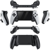 Console de jeu portable classique M25 transfrontalière, sortie TV HD, grand écran, style PSP, double joueur, batterie 4000 mAh, OS Linux, idéale comme cadeau