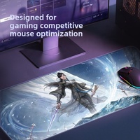 Tapis de souris et tapis de jeu double face anti-dérapant et épaissi pour protection contre les radiations, pour bureau d'ordinateur, en stock