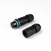 Conector de Cable Eléctrico Impermeable IP68 OJ-M20, Accesorio para Exteriores, Conector de Alimentación Macho y Hembra para Empalme de Cables
