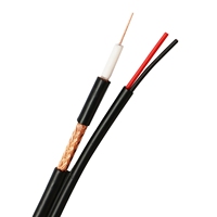 Câble coaxial RG59 avec alimentation, produit en promotion, nouveau design, câble coaxial de haute qualité