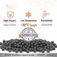 Granulés PP+EPDM, granulés de polypropylène modifiés EPDM pour pare-chocs automobiles et pièces intérieures