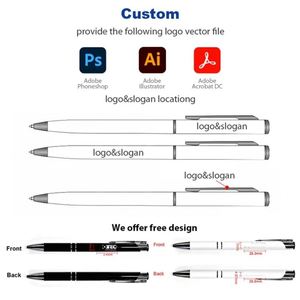 Stylo publicitaire de marque avec logo imprimé, stylo bille en plastique promotionnel - Product Image 5