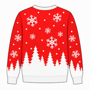 Fashion Style Custom Wholesale Funny Holiday Winter Christmas Sweater Family Pattern Jacquard Print New Year <strong>Jumper</strong> Ugly Knitted - Product Image 2