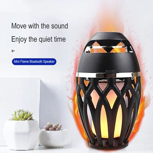Haut-parleur TWS portable IPX4 à LED effet flamme, haute performance, pour extérieur, home cinéma, ordinateur et mobile - Product Image 2