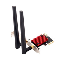 Dropshipping 3000Mbps 2.4GHz 및 5.8GHz 6dBi 안테나 와이파이 6 AX200 PCIE 2 in 1 BT5.2 PCIE 와이파이 BT 카드