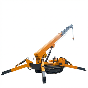 Grúa Araña <span class=keywords><strong>de</strong></span> 3, 5 y 8 Toneladas, Mini Grúa <span class=keywords><strong>de</strong></span> 5m y 10m para Construcción, Diésel, Eléctrica, Ahorro <span class=keywords><strong>de</strong></span> Energía - Product Image 2