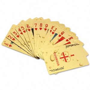 China Factory Stamping Playing Deck Gold Foil <b>Poker</b> Cards With Custom Logo - Product Image 2