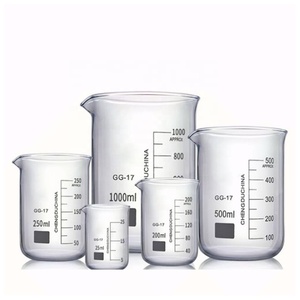 Nhà cung cấp thiết bị phòng thí nghiệm hóa học cung cấp cốc định lượng thủy tinh Borosilicat 3.3 thành dày, có vạch chia rõ ràng, được <span class=keywords><strong>s</strong></span>ản xuất theo yêu cầu. - Product Image 2