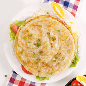 Geleneksel Yeşil Soğanlı Krep, El Yapımı Kahvaltılık Hamur İşi. Helal, Lezzetli Çin Soğanlı Böreği, Poşetlerde Paketlenmiş. - Product Image 2