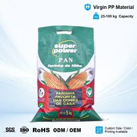 Sac tissé imprimé BOPP de haute qualité pour l'emballage du riz, de la farine, du sucre, des céréales et des aliments pour animaux de compagnie
