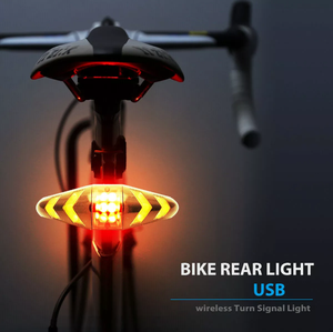 Lampe de sécurité intelligente pour vélo, télécommande sans fil, LED ultra-lumineuse, balise d'avertissement rechargeable pour vélo de montagne et de course - Product Image 4