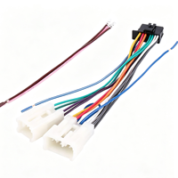 Faisceau de câbles personnalisé multi-couleurs de type Molex, connecteur mâle noir pour connexion interne d'équipements automobiles et industriels