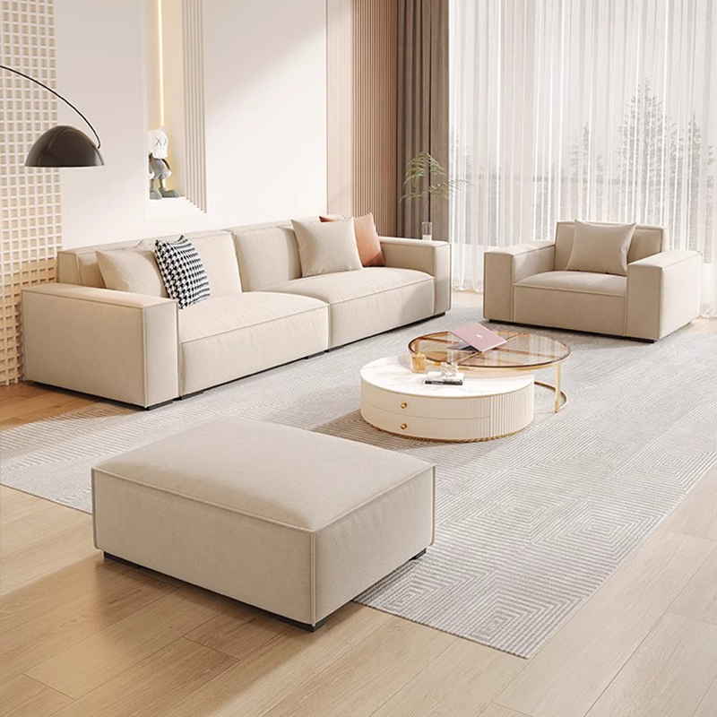 Italian Modern Reclining Fabric Sofa Bed
