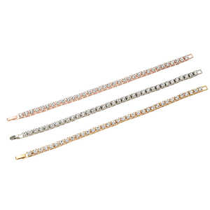 Iced out-cadena de tenis ostentosa de hip hop, <span class=keywords><strong>Gargantilla</strong></span> con abalorio de <span class=keywords><strong>diamante</strong></span>, cadena de joyería, tenis con <span class=keywords><strong>diamante</strong></span> completo - Product Image 4