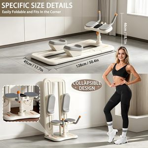 Rodillo Abdominal de Plástico Duradero de 4 Ruedas - Equipo de Fitness Multifuncional para Uso Doméstico - Product Image 3