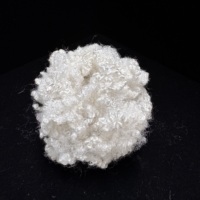 Fibre de rembourrage recyclée GRS 100% polyester creux conjugué siliconé HCS