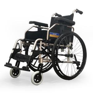 Fauteuil roulant manuel en aluminium léger, pliable, silla de ruedas pour personnes âgées - Product Image 2