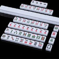 Jeu de Mahjong de voyage portable moderne personnalisé en mélamine durable de 30 mm pour 4 joueurs